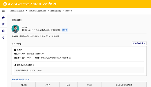 評価シートの作成